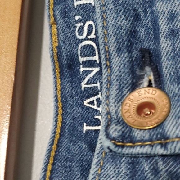 Lands' End jeans women's size 18 blue straight leg fit 3 - Picture 14 of 16